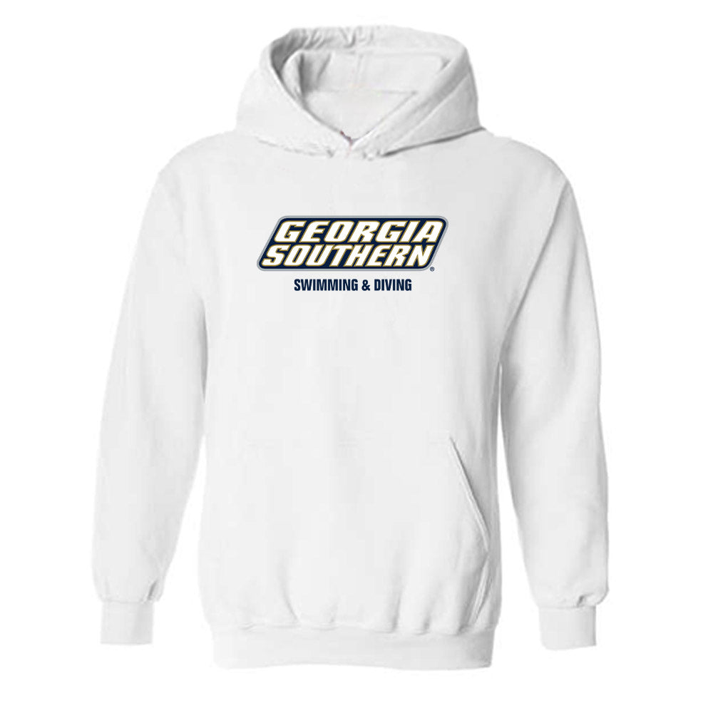Georgia Southern - NCAA Women's Swimming & Diving : Sally Ouzts - Classic Fashion Shersey Hooded Sweatshirt-0