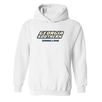 Georgia Southern - NCAA Women's Swimming & Diving : Victoria Santino - Classic Fashion Shersey Hooded Sweatshirt-0
