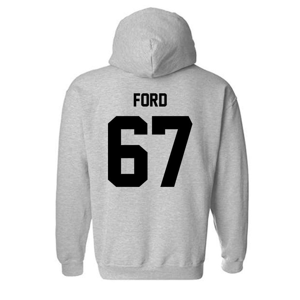 Georgia Southern - NCAA Football : Josh Ford - Classic Fashion Shersey Hooded Sweatshirt-1