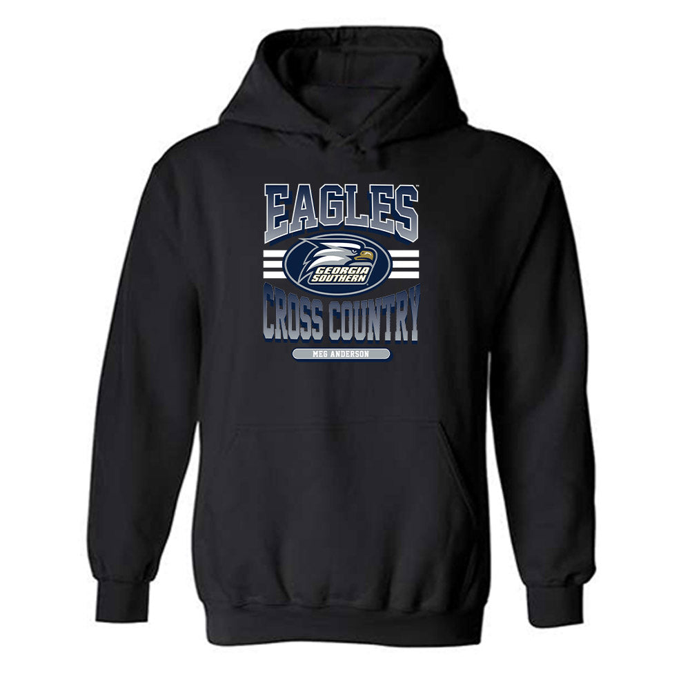 Georgia Southern - NCAA Women's Cross Country : Meg Anderson - Classic Fashion Shersey Hooded Sweatshirt-0