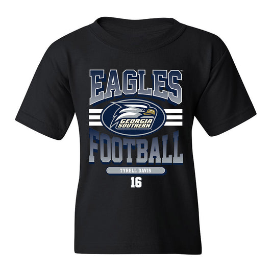 Georgia Southern - NCAA Football : Tyrell Davis - Classic Fashion Shersey Youth T-Shirt