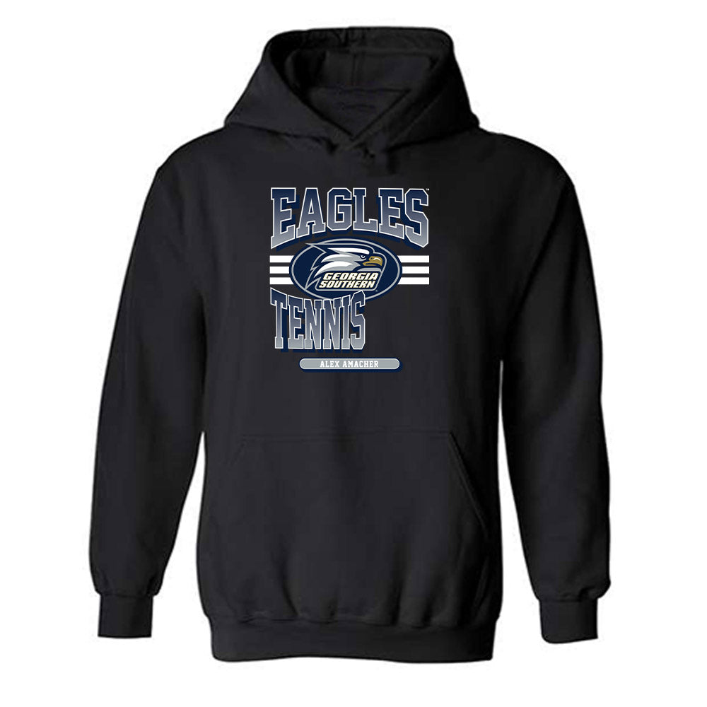 Georgia Southern - NCAA Men's Tennis : Alex Amacher - Classic Fashion Shersey Hooded Sweatshirt