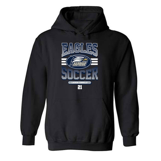 Georgia Southern - NCAA Women's Soccer : Lauren Connelly - Classic Fashion Shersey Hooded Sweatshirt-0