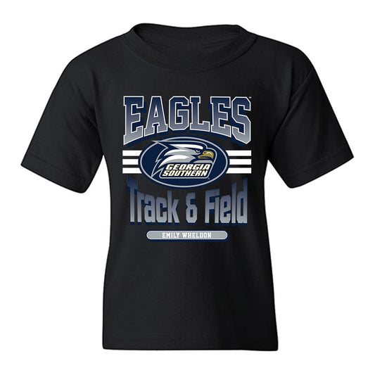 Georgia Southern - NCAA Women's Track & Field : Emily Wheldon - Classic Fashion Shersey Youth T-Shirt-0