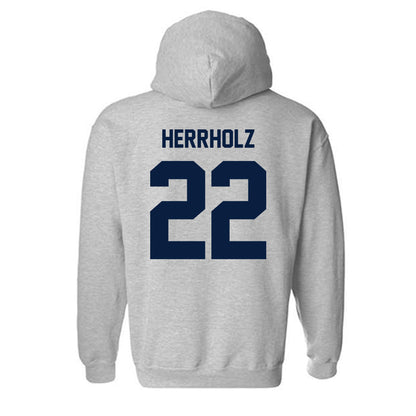 Georgia Southern - NCAA Baseball : Jp Herrholz - Classic Fashion Shersey Hooded Sweatshirt-1