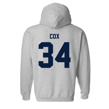 Georgia Southern - NCAA Men's Soccer : Justin Cox - Classic Fashion Shersey Hooded Sweatshirt-1