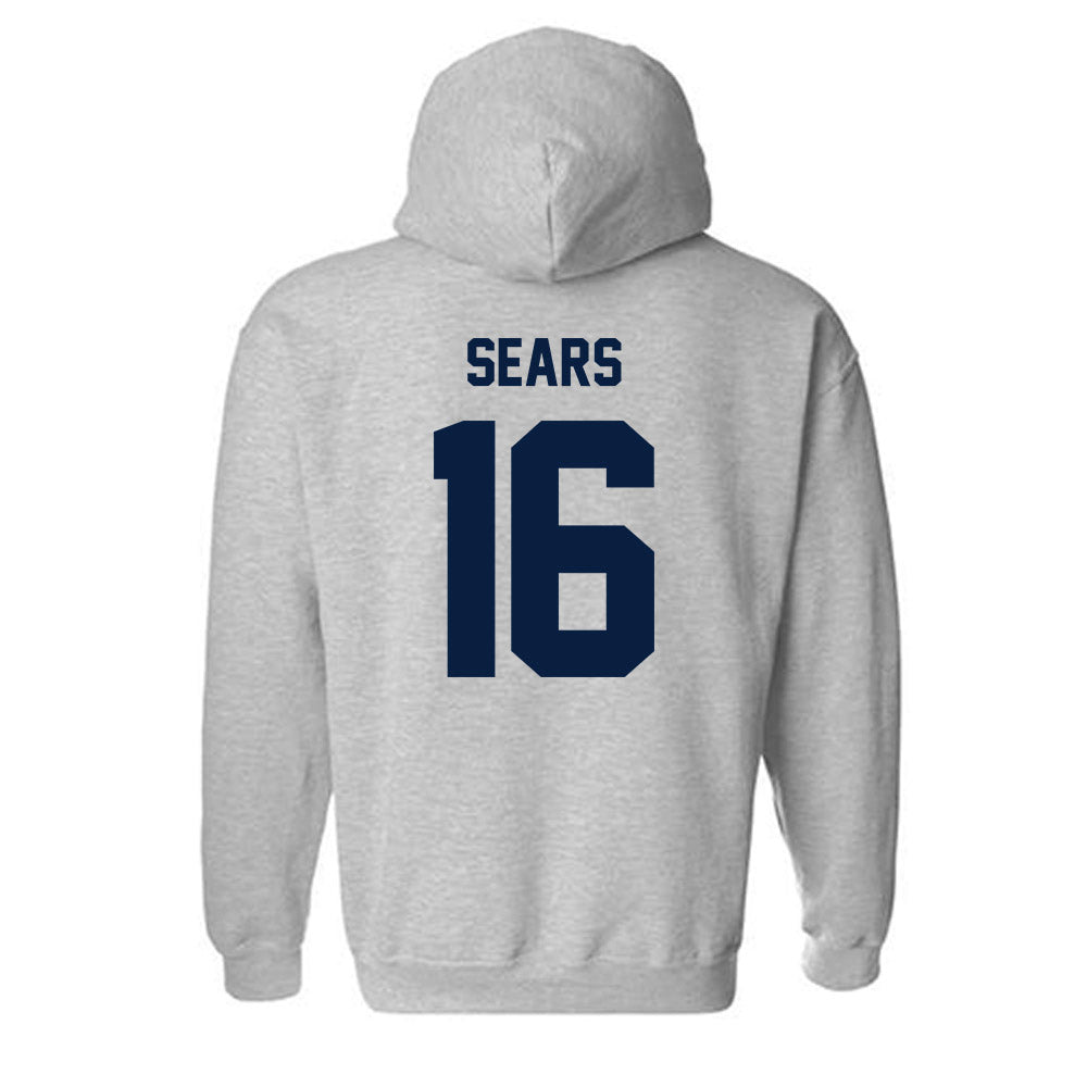 Georgia Southern - NCAA Men's Soccer : Edan Sears - Classic Fashion Shersey Hooded Sweatshirt-1