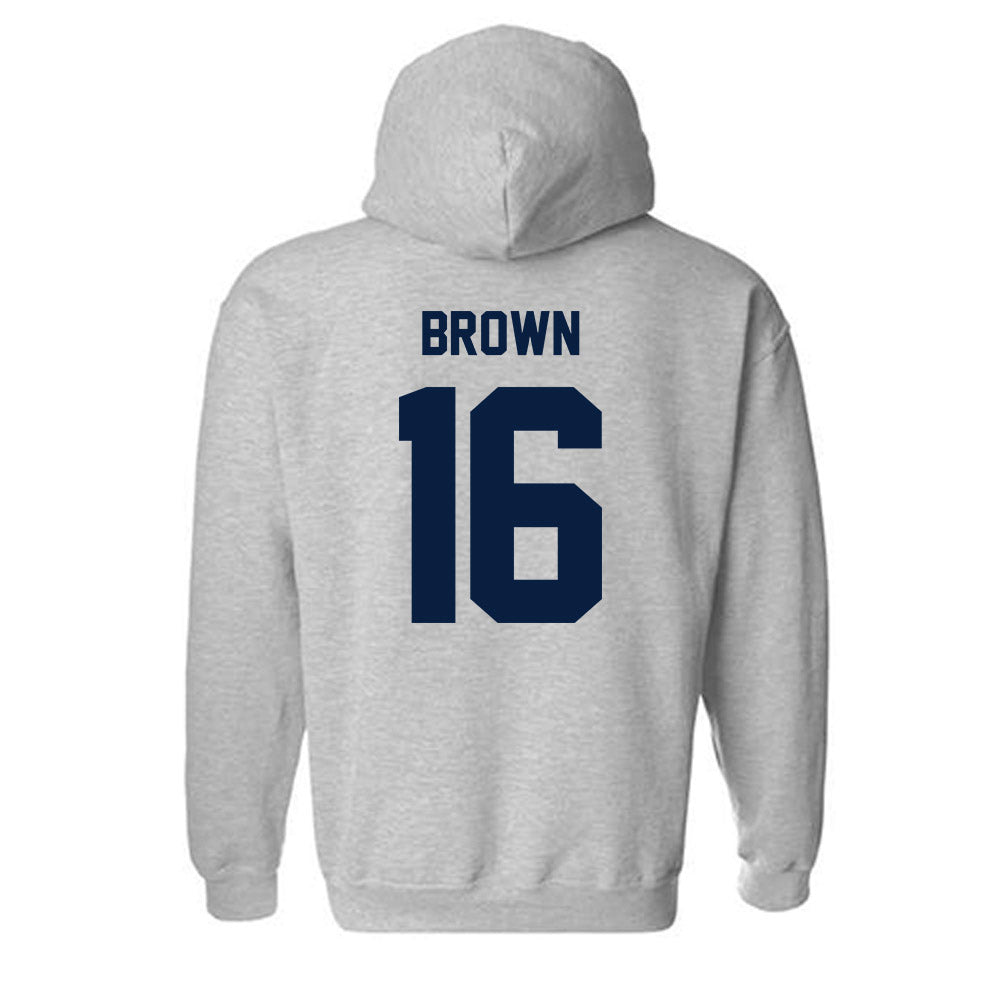 Georgia Southern - NCAA Football : Ahmad Brown - Classic Fashion Shersey Hooded Sweatshirt-1