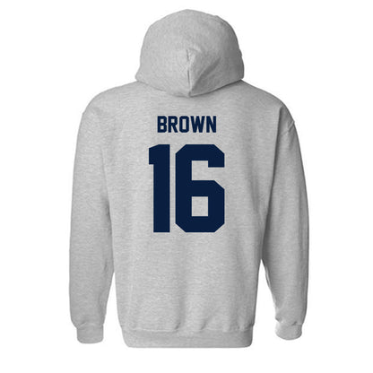Georgia Southern - NCAA Football : Ahmad Brown - Classic Fashion Shersey Hooded Sweatshirt-1