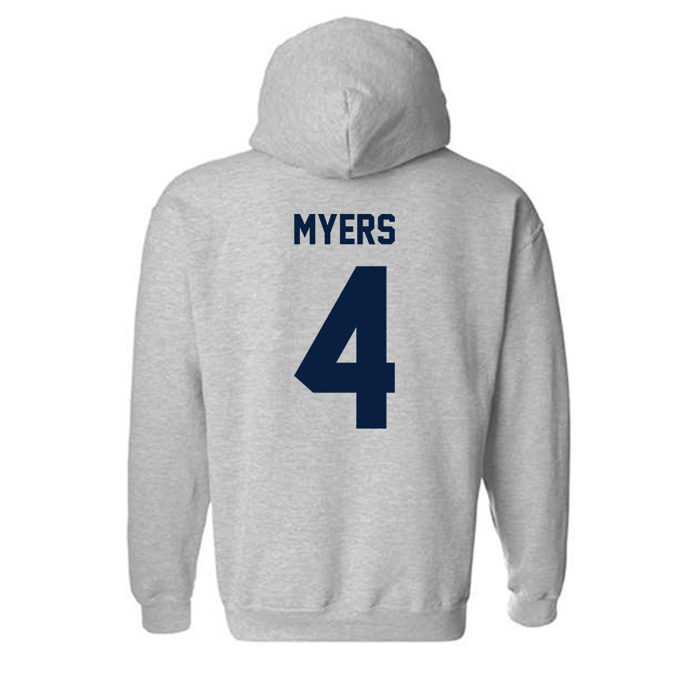 Georgia Southern - NCAA Baseball : Jack Myers - Classic Fashion Shersey Hooded Sweatshirt-1