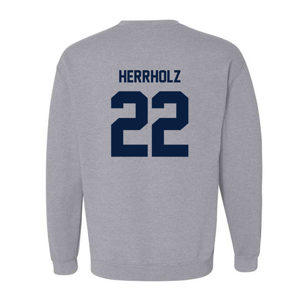 Georgia Southern - NCAA Baseball : Jp Herrholz - Classic Fashion Shersey Crewneck Sweatshirt-1