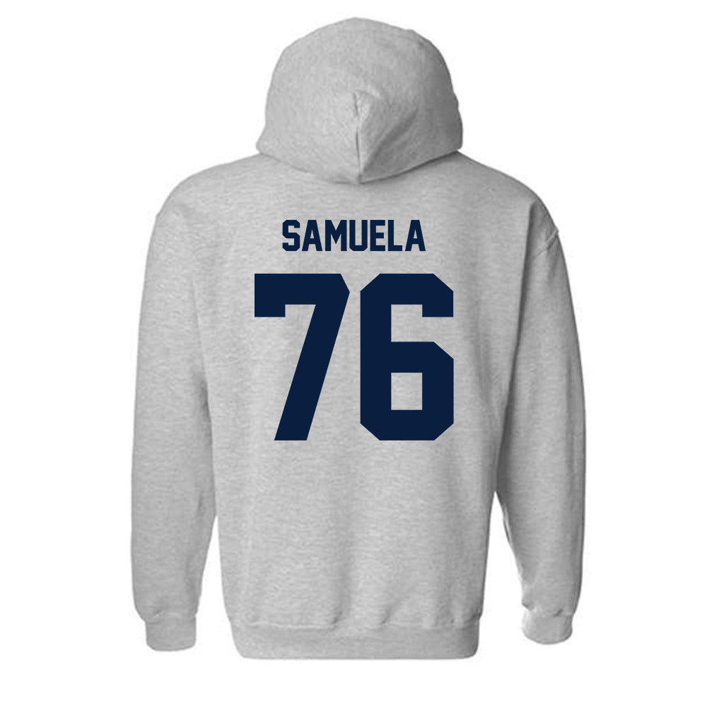 Georgia Southern - NCAA Football : Kingtriton Samuela - Classic Fashion Shersey Hooded Sweatshirt-1
