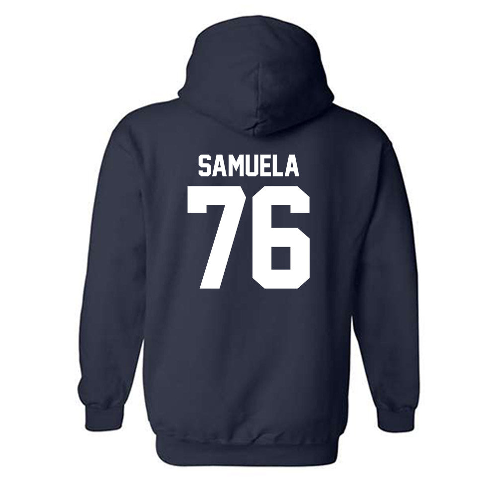 Georgia Southern - NCAA Football : Kingtriton Samuela - Classic Shersey Hooded Sweatshirt-1