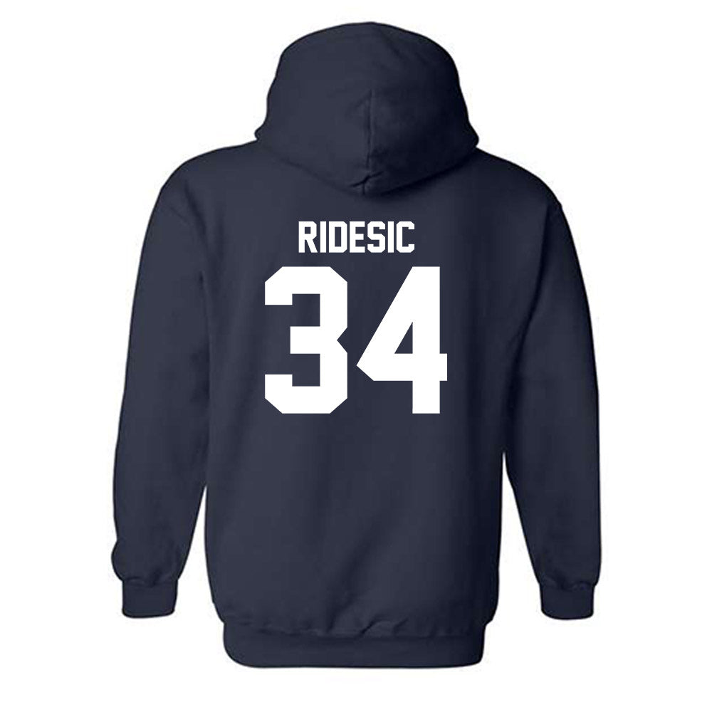 Georgia Southern - NCAA Men's Basketball : Pavle Ridesic - Classic Shersey Hooded Sweatshirt-1