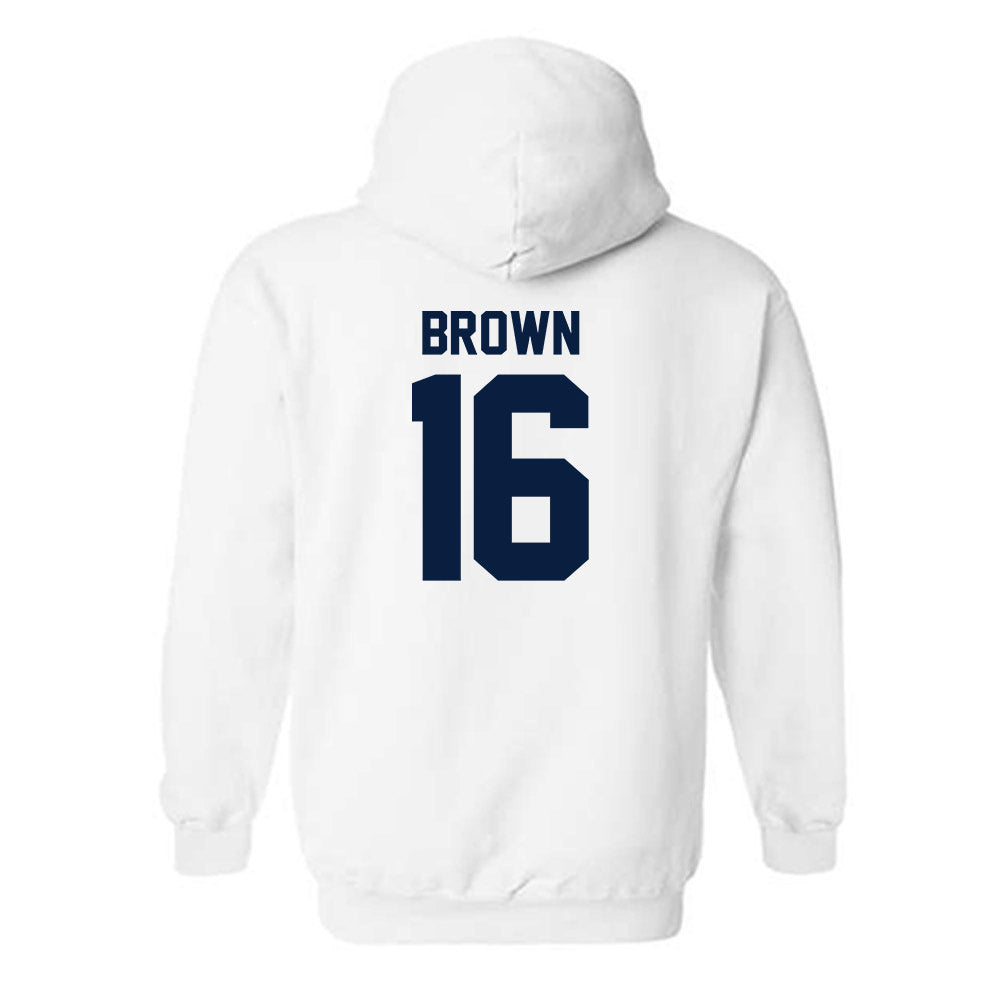 Georgia Southern - NCAA Football : Ahmad Brown - Classic Shersey Hooded Sweatshirt-1