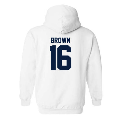 Georgia Southern - NCAA Football : Ahmad Brown - Classic Shersey Hooded Sweatshirt-1