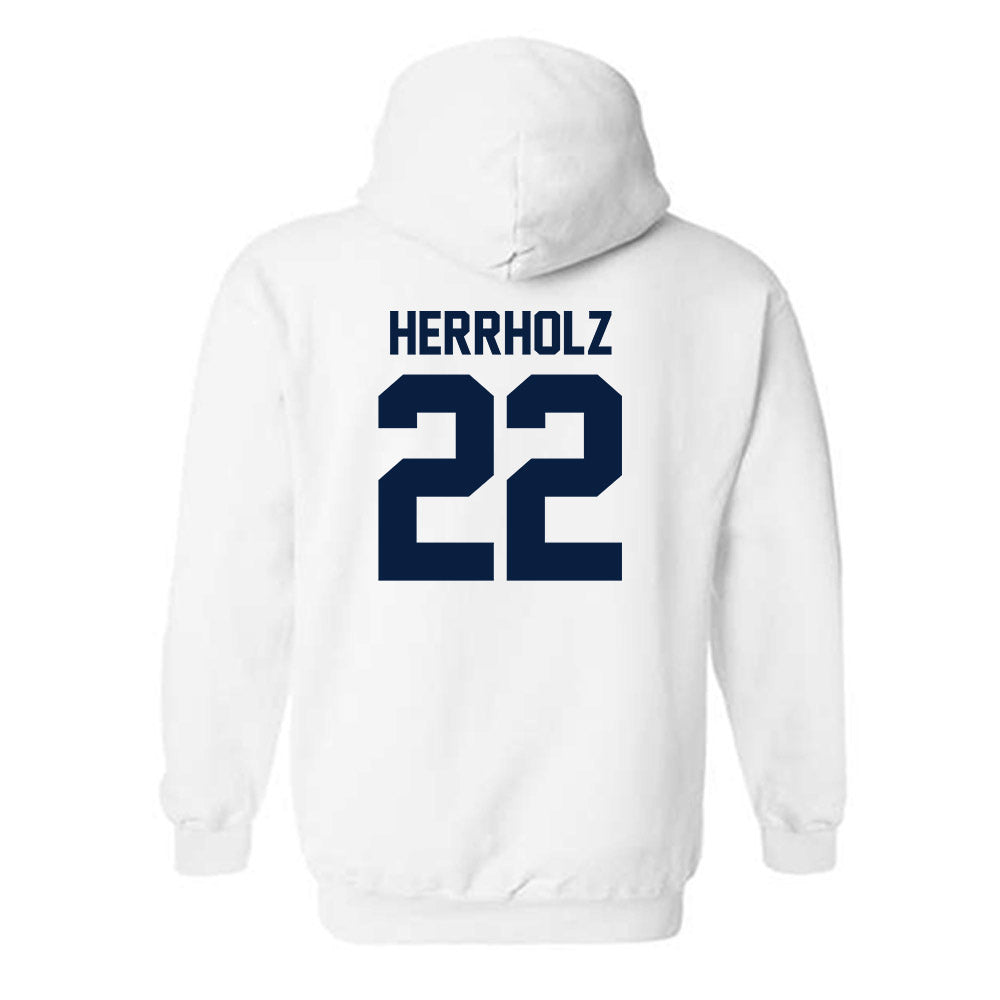 Georgia Southern - NCAA Baseball : Jp Herrholz - Classic Shersey Hooded Sweatshirt-1
