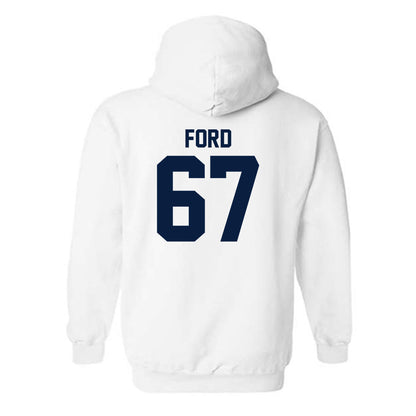 Georgia Southern - NCAA Football : Josh Ford - Classic Shersey Hooded Sweatshirt-1