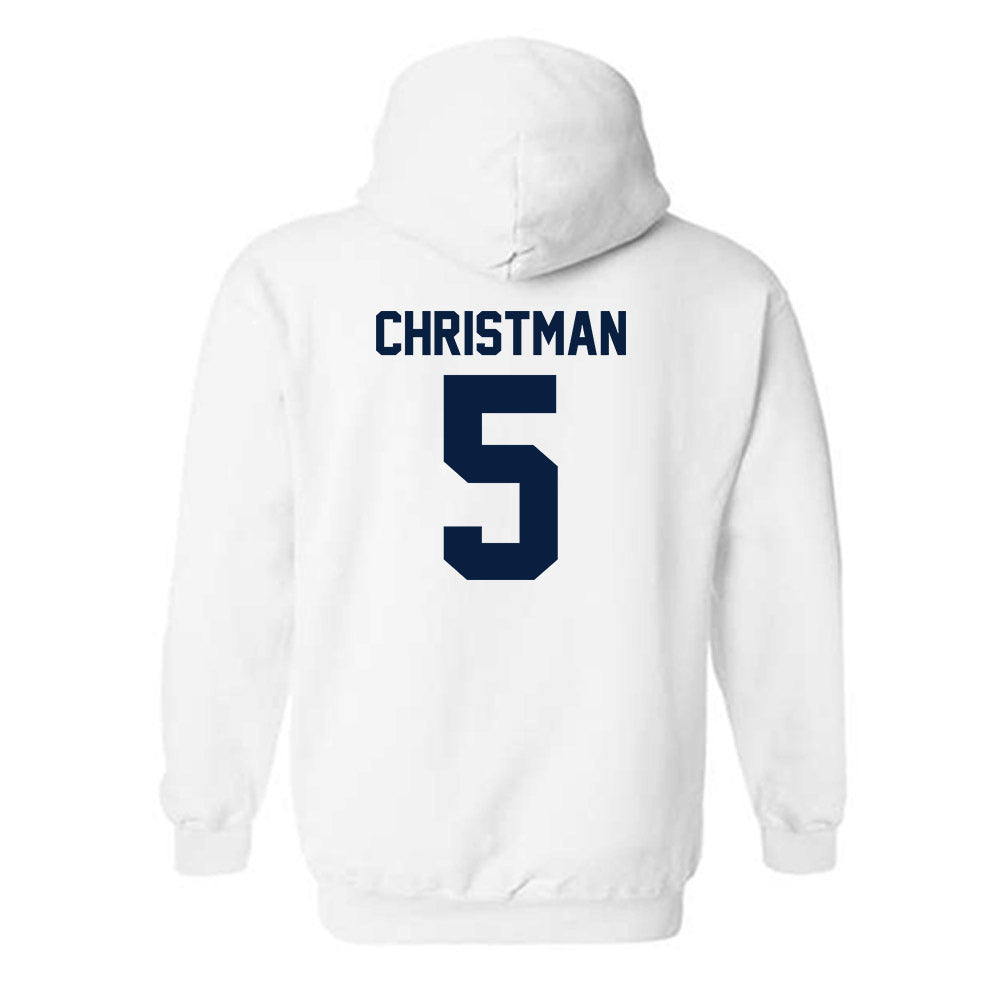 Georgia Southern - NCAA Baseball : Brady Christman - Classic Shersey Hooded Sweatshirt-1