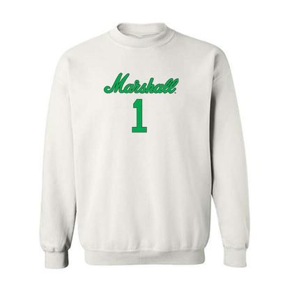 Marshall - NCAA Women's Volleyball : Audrey Geer - Generic Shersey Crewneck Sweatshirt-0