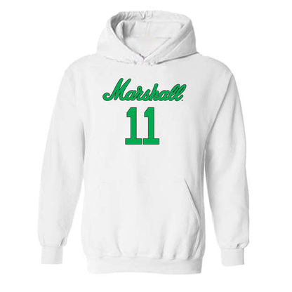 Marshall - NCAA Women's Volleyball : Emma Barnett - Generic Shersey Hooded Sweatshirt-0