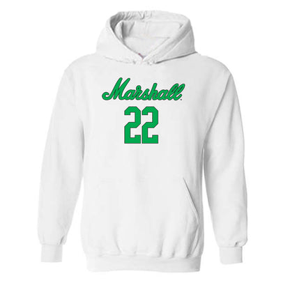 Marshall - NCAA Women's Volleyball : Sarah Stratton - Generic Shersey Hooded Sweatshirt