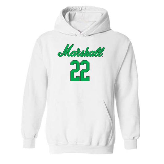 Marshall - NCAA Women's Volleyball : Sarah Stratton - Generic Shersey Hooded Sweatshirt