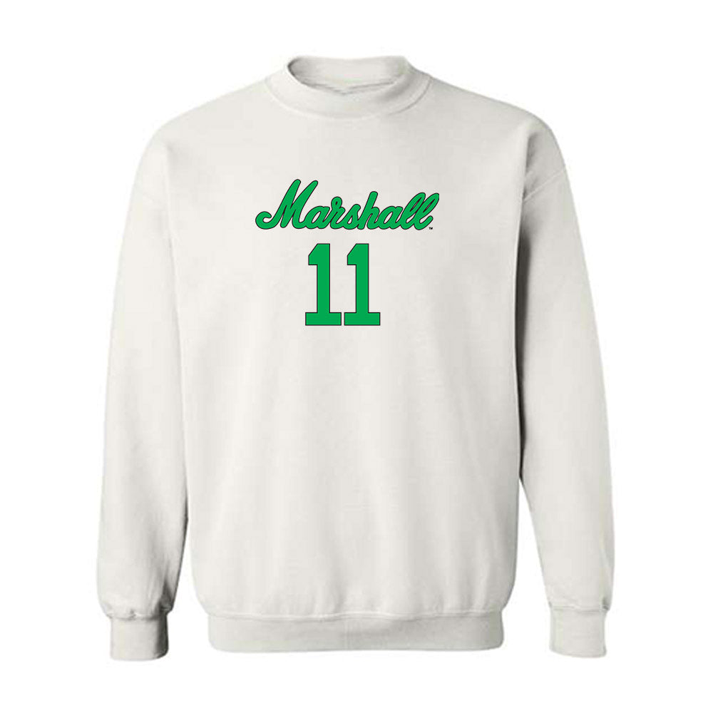 Marshall - NCAA Women's Volleyball : Emma Barnett - Generic Shersey Crewneck Sweatshirt-0