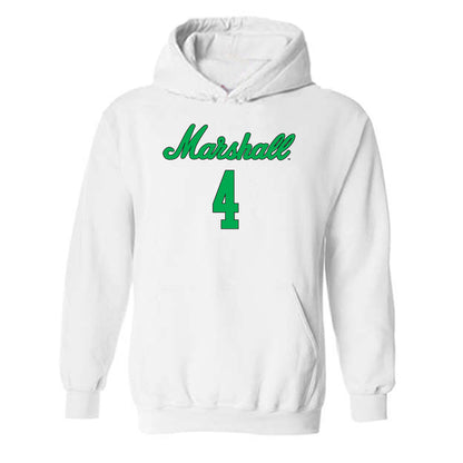 Marshall - NCAA Women's Volleyball : Emma Sayre - Generic Shersey Hooded Sweatshirt