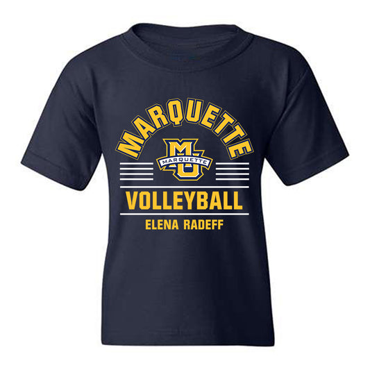 Marquette - NCAA Women's Volleyball : Elena Radeff - Classic Fashion Shersey Youth T-Shirt-0