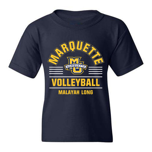 Marquette - NCAA Women's Volleyball : Malayah Long - Classic Fashion Shersey Youth T-Shirt