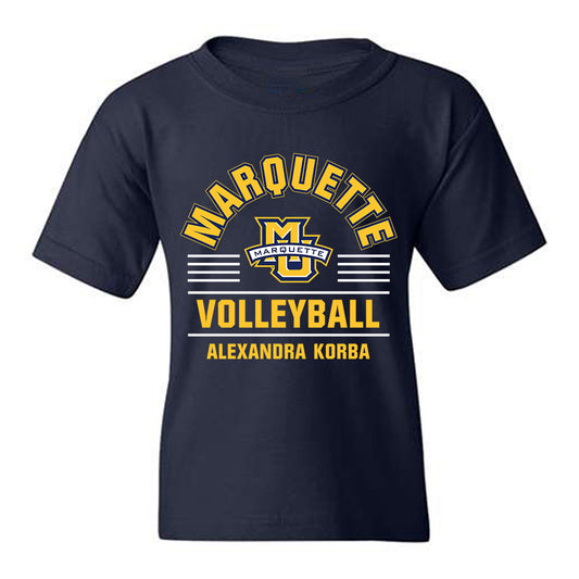 Marquette - NCAA Women's Volleyball : Alexandra Korba - Classic Fashion Shersey Youth T-Shirt-0