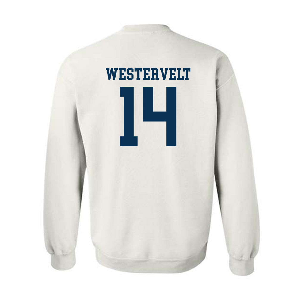 Old Dominion - NCAA Women's Lacrosse : Anna Westervelt - Classic Shersey Crewneck Sweatshirt-1