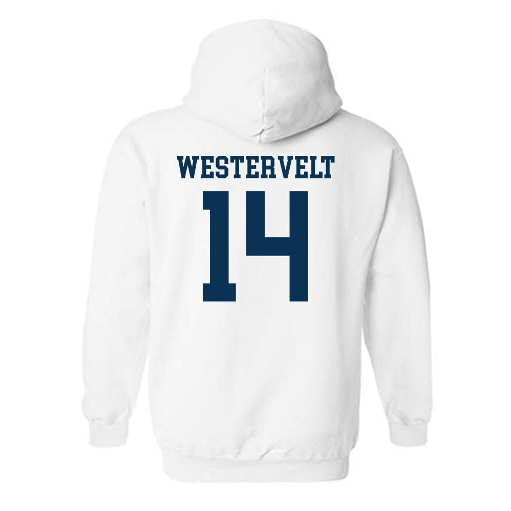 Old Dominion - NCAA Women's Lacrosse : Anna Westervelt - Classic Shersey Hooded Sweatshirt-1