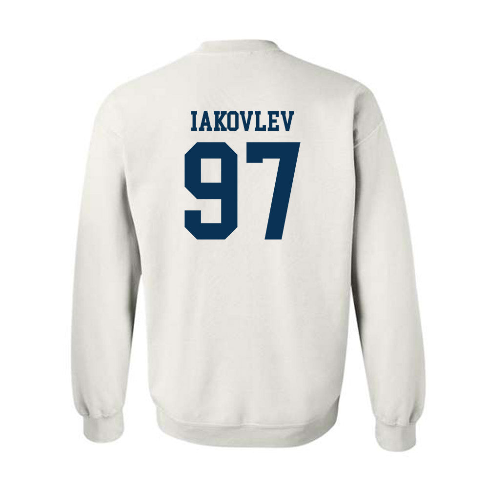 Old Dominion - NCAA Football : Mikhail Iakovlev - Classic Shersey Crewneck Sweatshirt-1