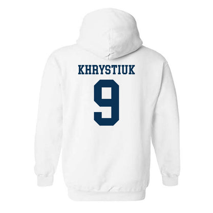 Old Dominion - NCAA Women's Soccer : Yuliia Khrystiuk - Classic Shersey Hooded Sweatshirt-1