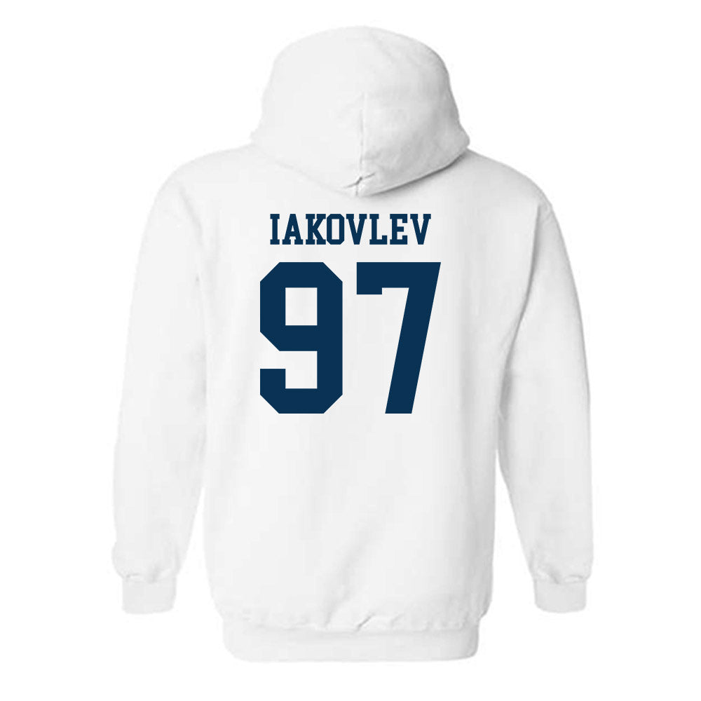 Old Dominion - NCAA Football : Mikhail Iakovlev - Classic Shersey Hooded Sweatshirt-1