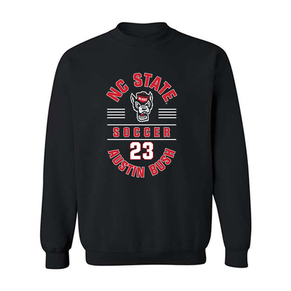 NC State - NCAA Men's Soccer : Austin Bush - Classic Fashion Shersey Crewneck Sweatshirt-0