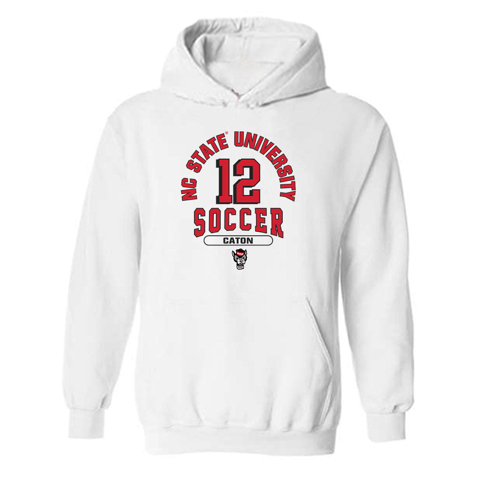NC State - NCAA Men's Soccer : Tyler Caton - Classic Shersey Hooded Sweatshirt-0