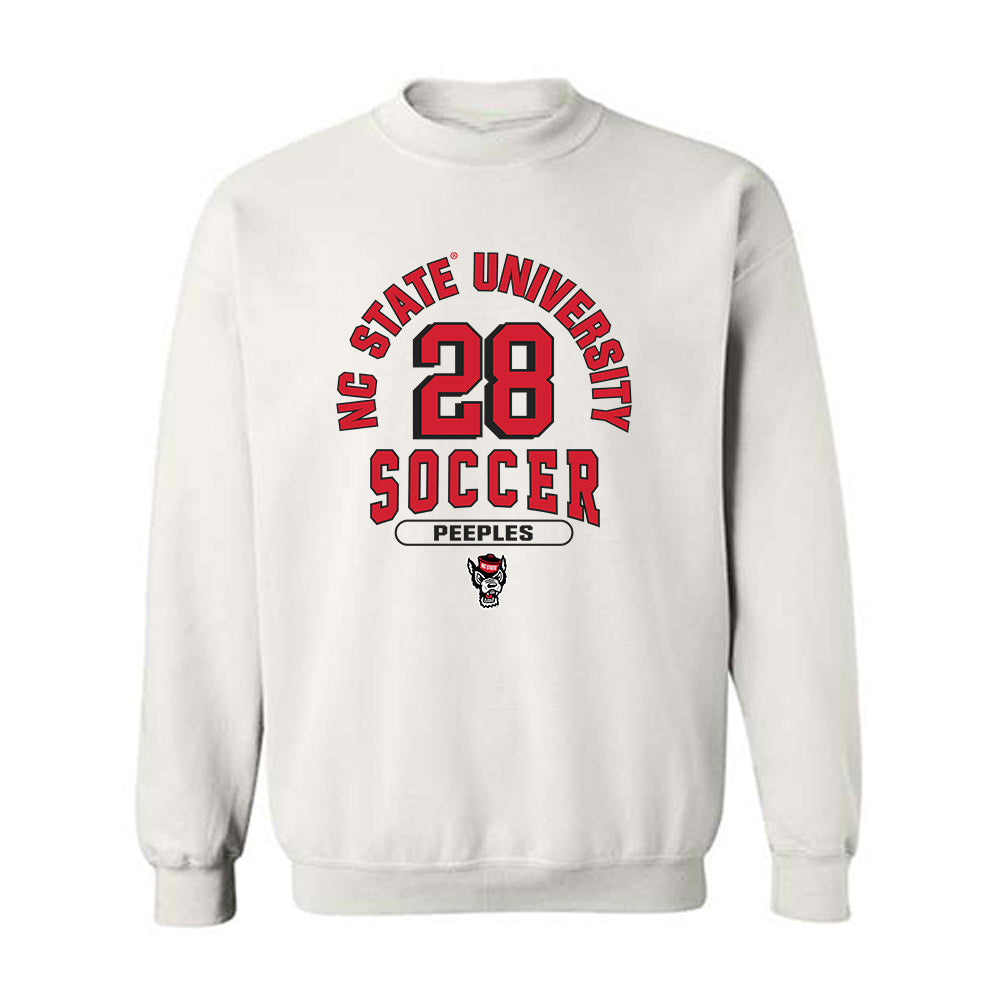 NC State - NCAA Men's Soccer : Brendan Peeples - Classic Shersey Crewneck Sweatshirt-0