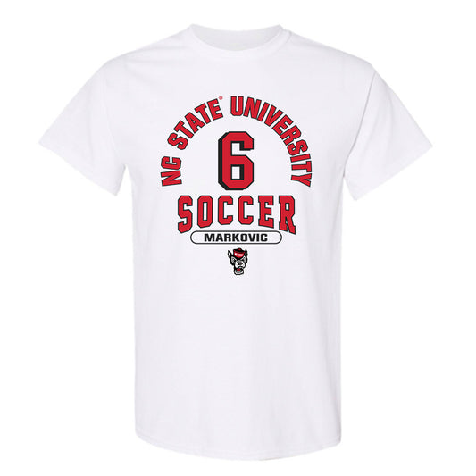 NC State - NCAA Men's Soccer : Nikola Markovic - Classic Shersey T-Shirt-0