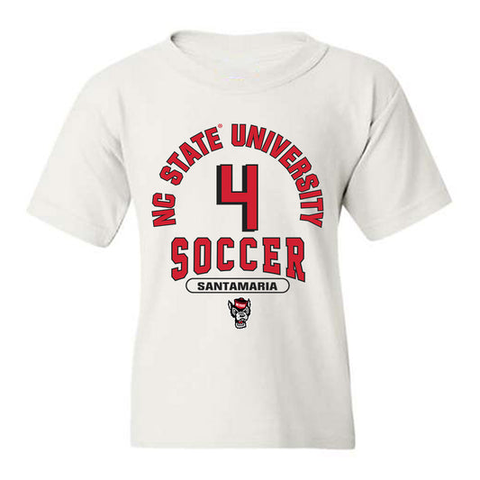 NC State - NCAA Men's Soccer : Carlos Santamaria - Classic Shersey Youth T-Shirt-0