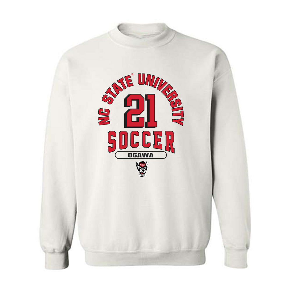 NC State - NCAA Men's Soccer : Max Ogawa - Classic Shersey Crewneck Sweatshirt-0