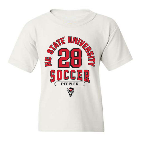 NC State - NCAA Men's Soccer : Brendan Peeples - Classic Shersey Youth T-Shirt-0