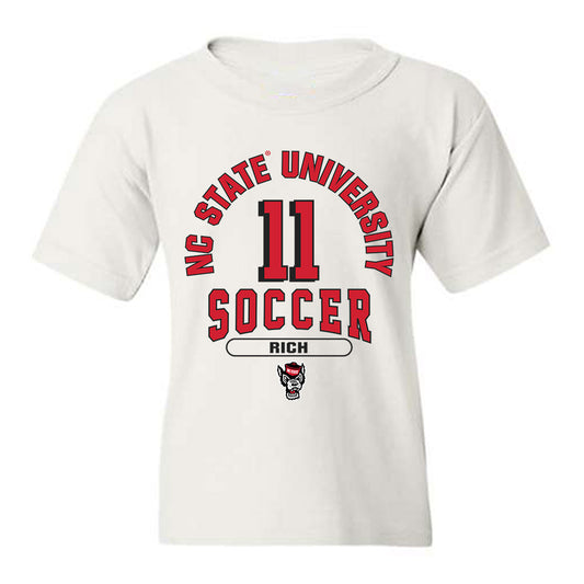 NC State - NCAA Women's Soccer : Eliza Rich - Classic Shersey Youth T-Shirt-0