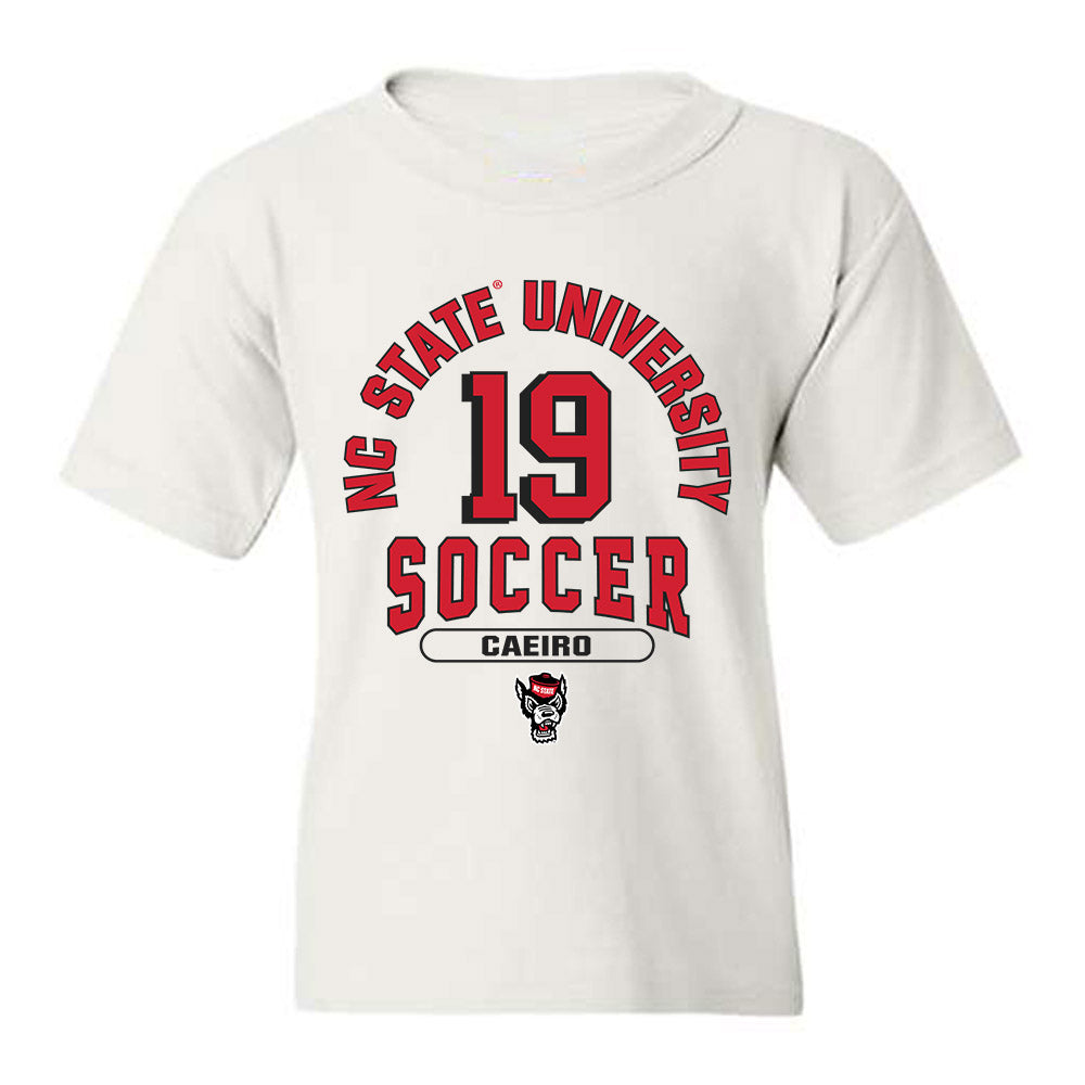 NC State - NCAA Men's Soccer : Pedro Caeiro - Classic Shersey Youth T-Shirt-0