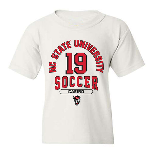 NC State - NCAA Men's Soccer : Pedro Caeiro - Classic Shersey Youth T-Shirt-0