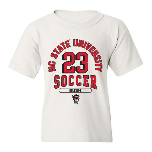 NC State - NCAA Men's Soccer : Austin Bush - Classic Shersey Youth T-Shirt-0