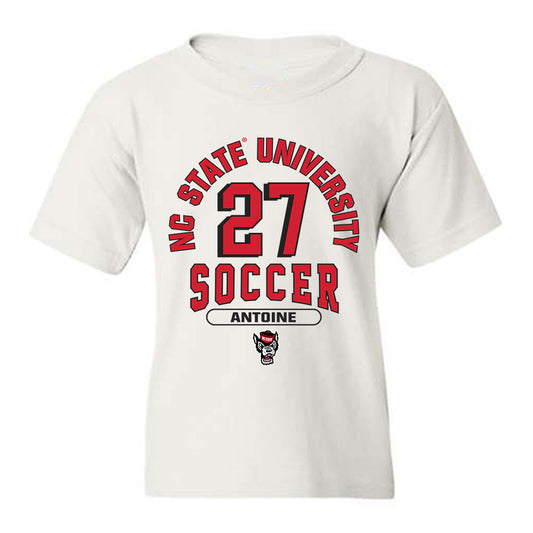 NC State - NCAA Men's Soccer : Nakai Antoine - Classic Shersey Youth T-Shirt-0