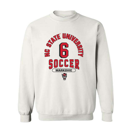 NC State - NCAA Men's Soccer : Nikola Markovic - Classic Shersey Crewneck Sweatshirt-0